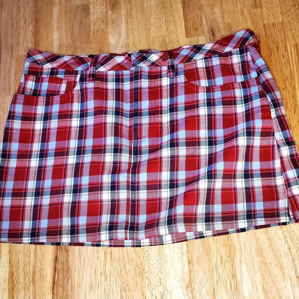 Vintage Abercrombie & Fitch 90s, Y2K Plaid Mini Skirt